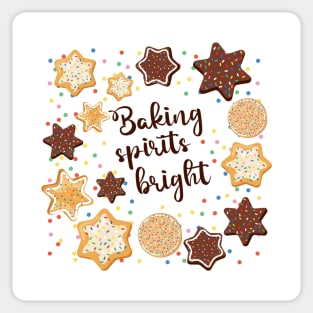 Baking Spirits Bright Sticker